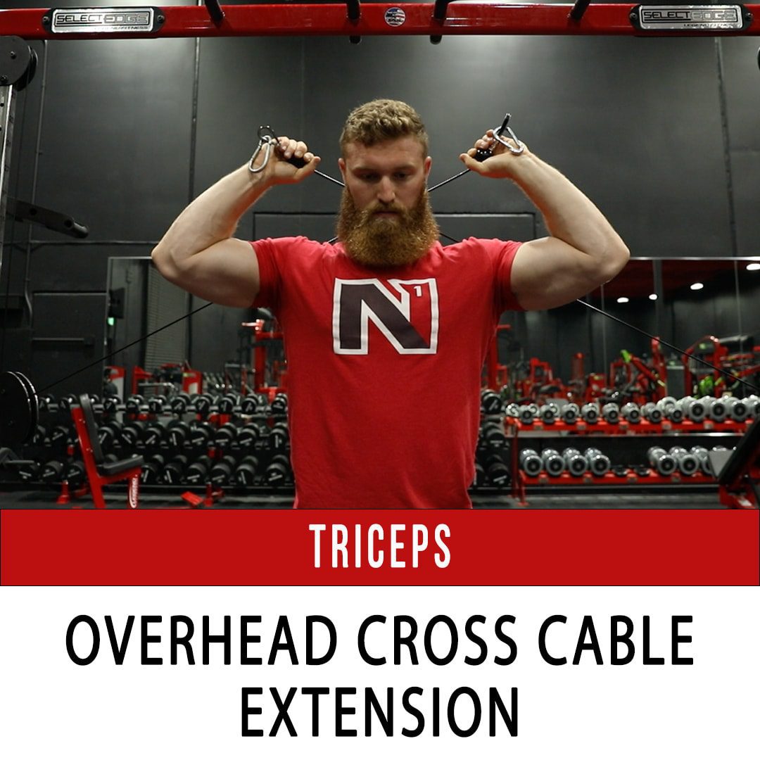 Tricep Cross Cable Behind Head Extension