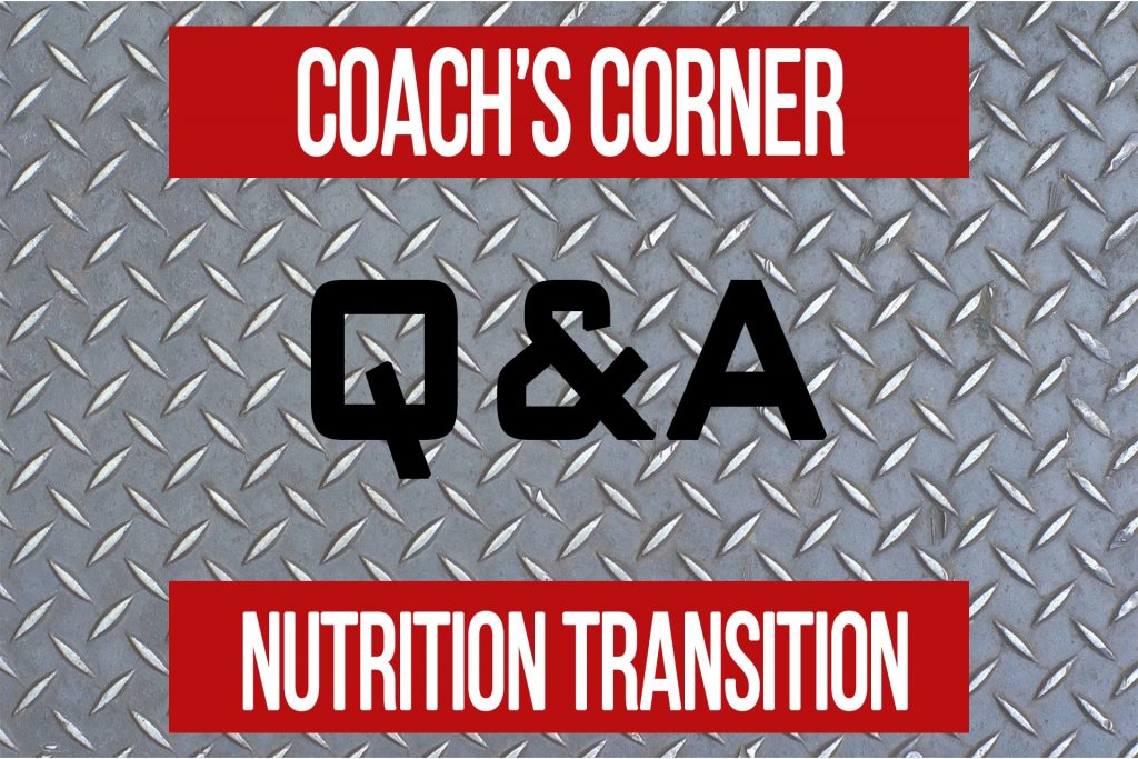 Coach’s Corner Q&A: Carb & Calorie Adjustments