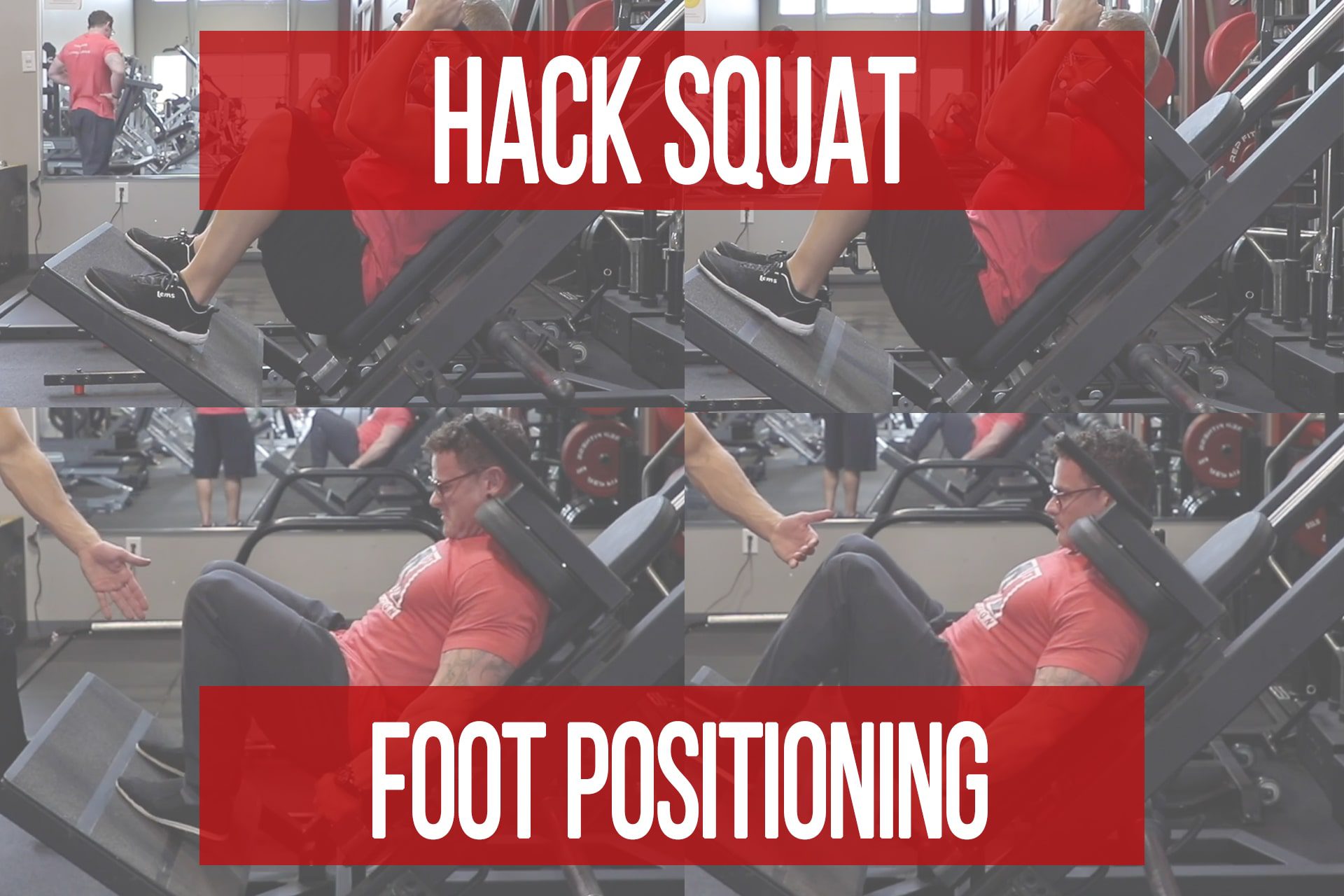 hack squat foot position min