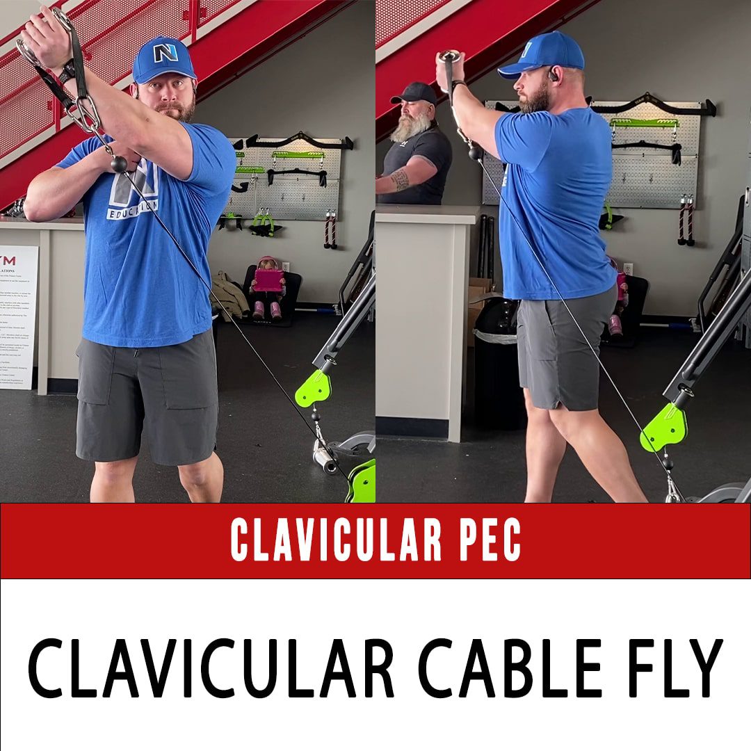 Clavicular Pec Unilateral Cable Fly
