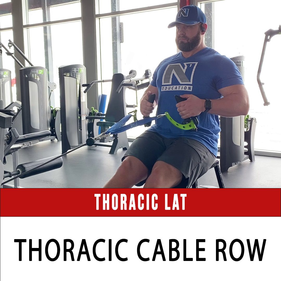 Leaned Back Low Cable Thoracic Lat Row