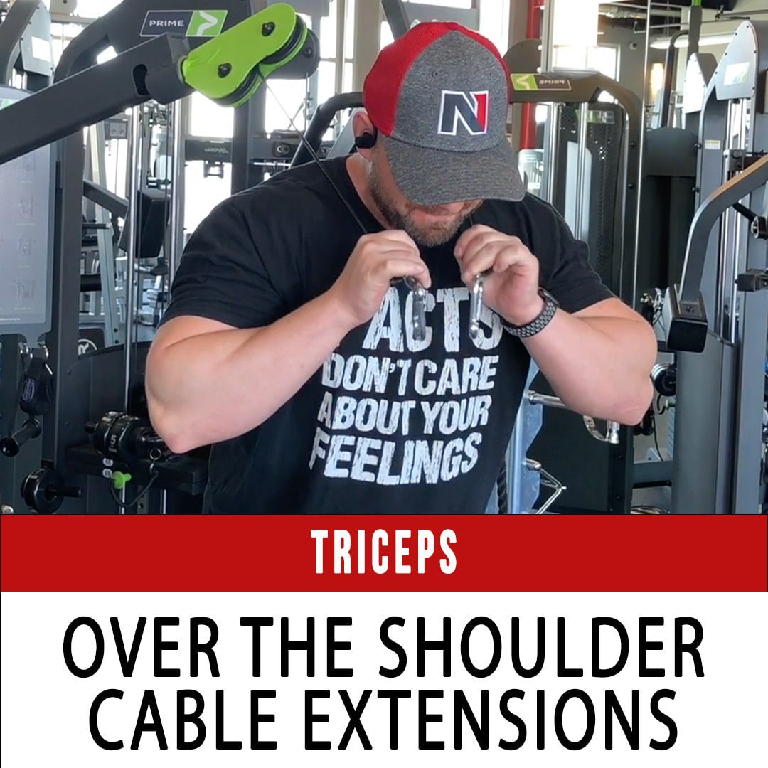 Triceps Over the Shoulder Cable Extension